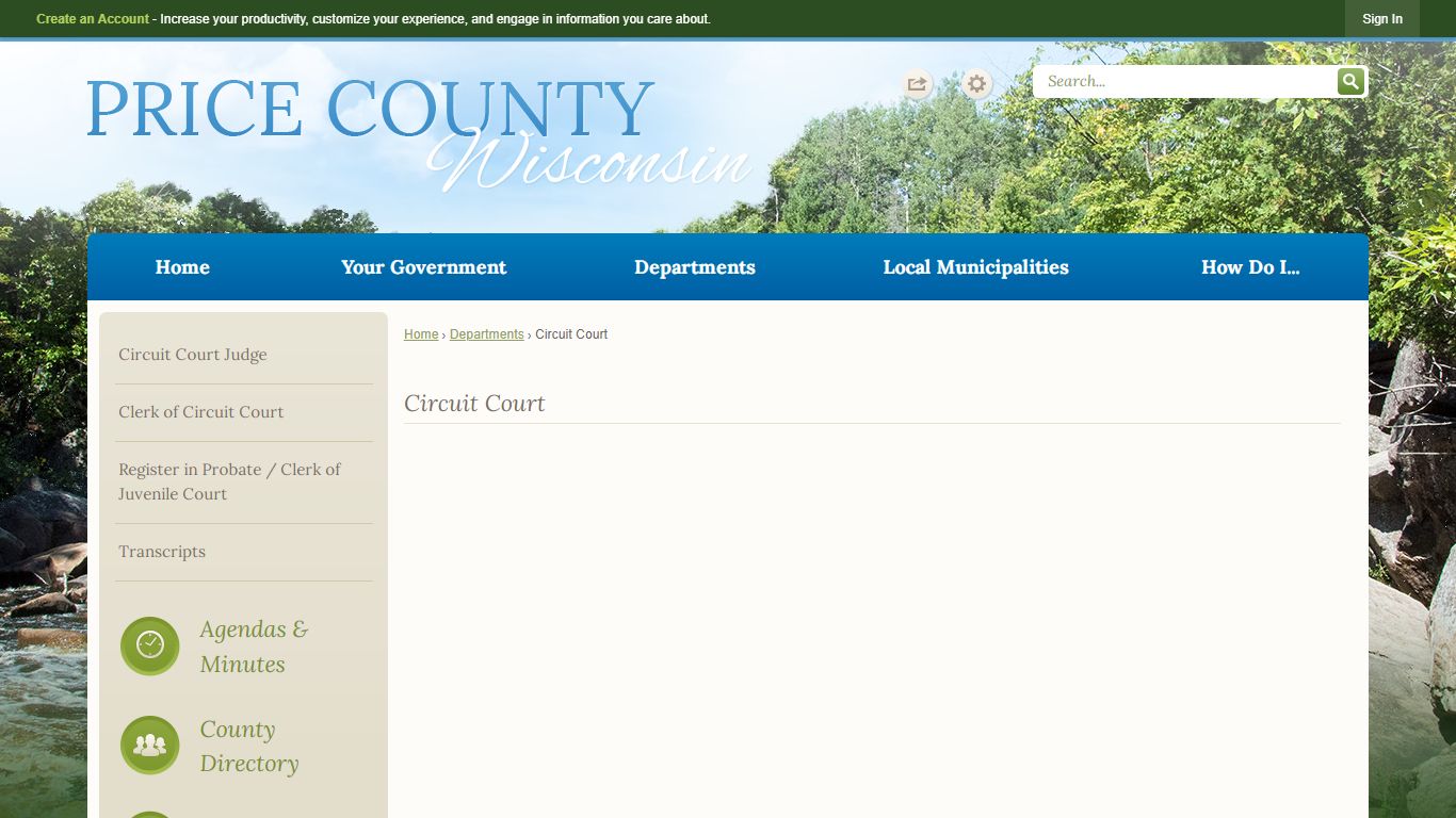 Circuit Court | Price County, WI - Official Website